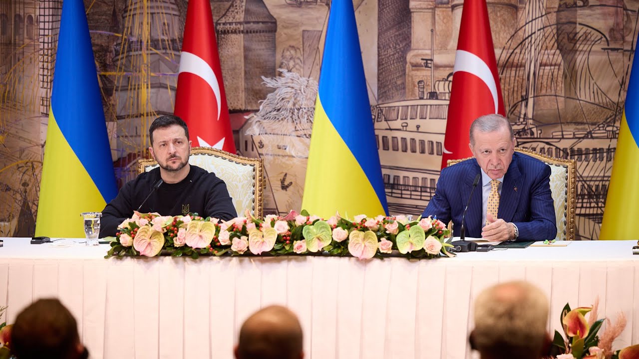 Спілкування зі ЗМІ Володимира Зеленського та Реджепа Таїпа Ердогана
