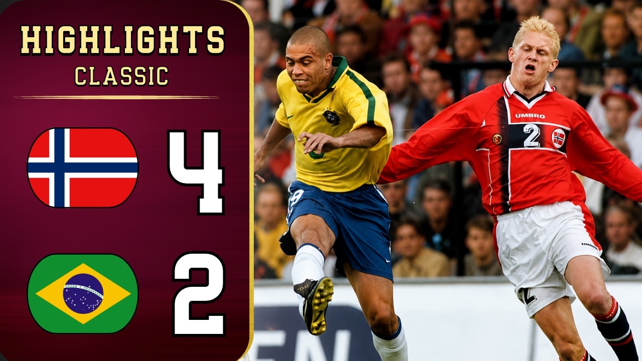 HIGHLIGHTS | Norway vs Brazil | How Alf-Inge Haaland Helped Dismantle Ronaldo