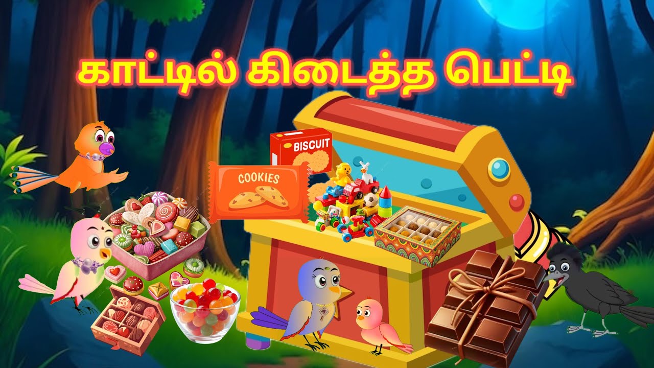 காட்டில் கிடைத்த பெட்டி/Tamil Moral stories/ tamil story_Chicko stories tv_tamil