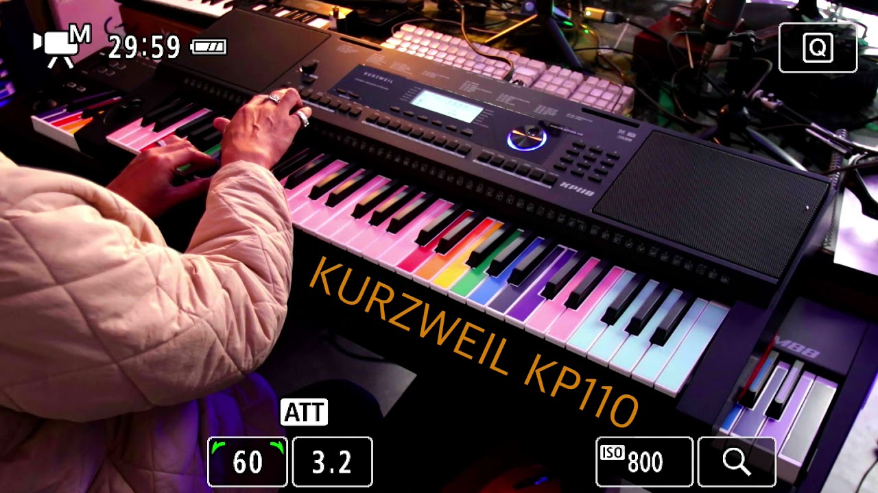 [악기 시연 / 리뷰] 30만원대  퀄리티 실화? 교육용, 작곡용, 반주용으로 딱인 KURZWEIL KP110 review (CC 자막 o)