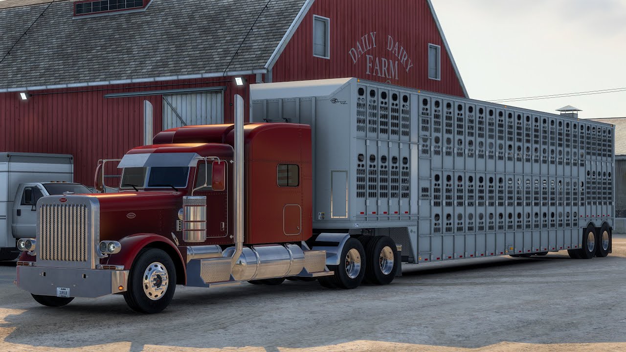 ATS San Antonio(TX) to McAlester(OK) Realistic Driving Peterbilt 389