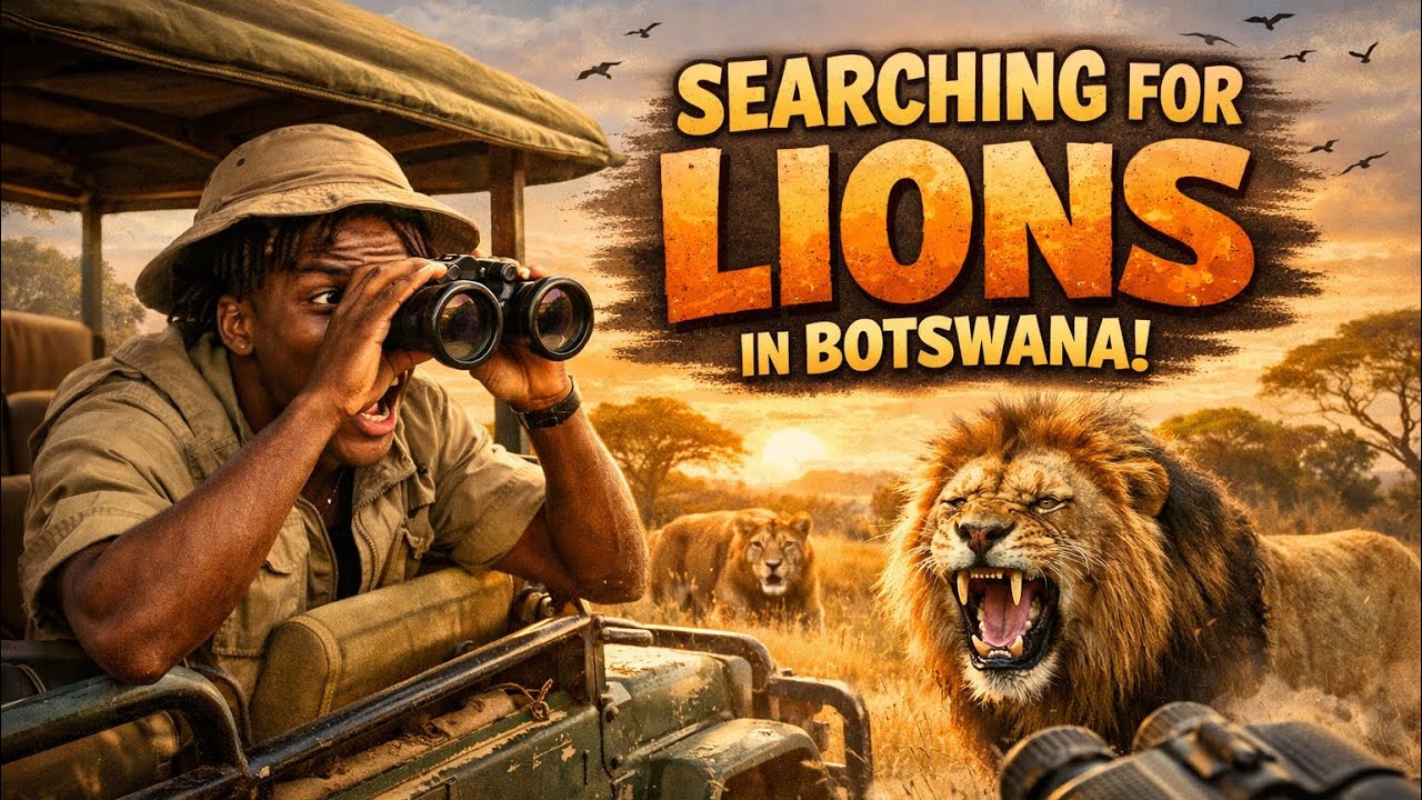 Ishowspeed goes searching for lions in Botswana 🇧🇼 (okavango delta)