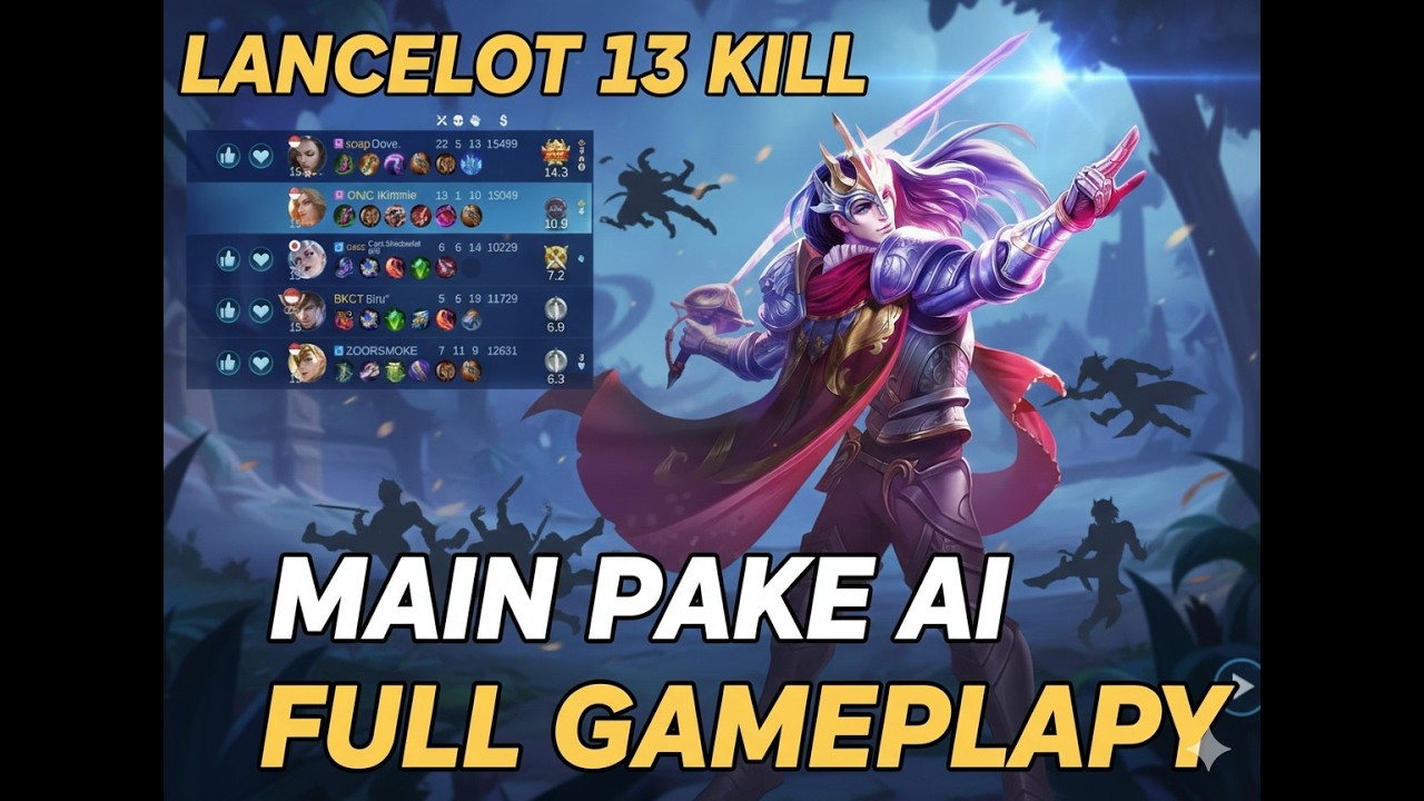 Lancelot AI Auto Maniac! Musuh Nggak Bisa Gerak!