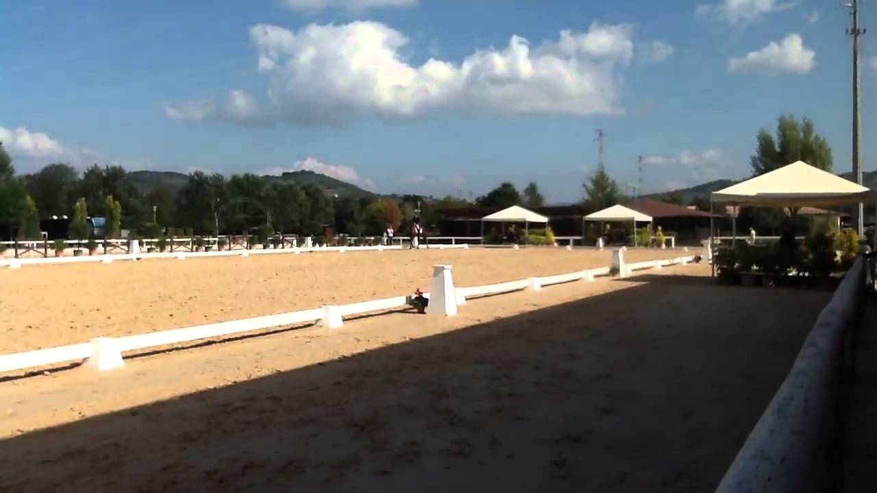 Andrea Giovannini: campionato italiano dressage Freestyle Seniores Pro 2014.