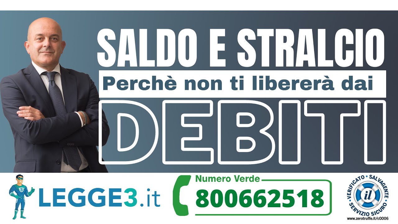 SALDO E STRALCIO | La verità sul perchè NON ti libererà mai dai DEBITI!