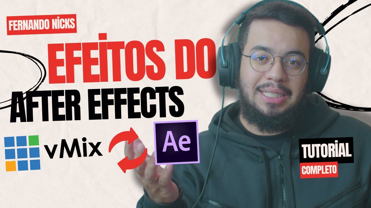 🎬 COMO USAR ANIMAÇÕES DO AFTER EFFECTS NO VMIX E EDITÁ-LAS NO GT TITLE DESIGNER!