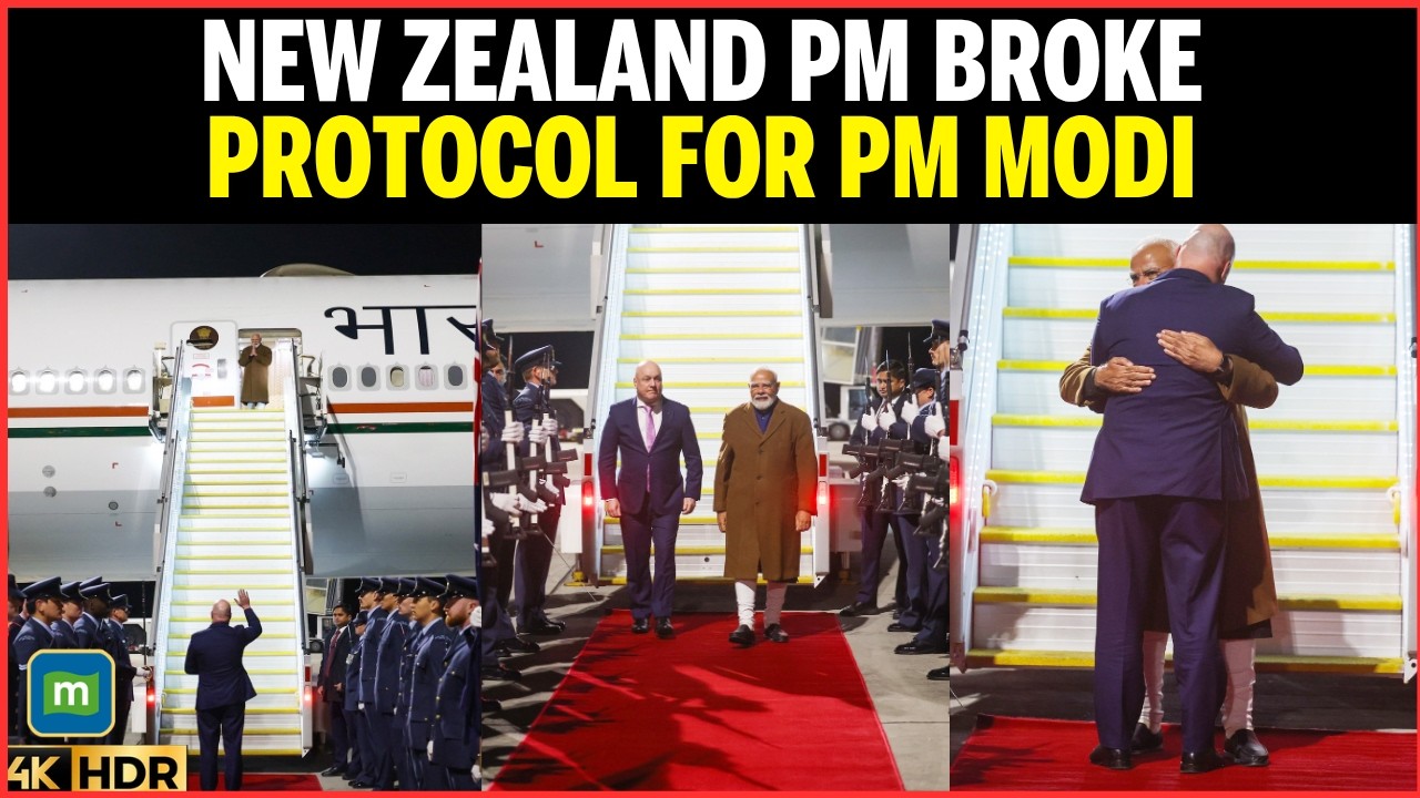 WATCH: NEW ZEALAND ROLLS OUT RED CARPET for PM Modi, Historic Visit After 40 Years | Breaking News