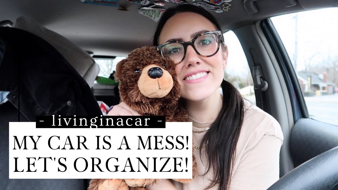 *FINAL!* DECLUTTERING MY CAR THAT I LIVE IN PART 3 | Katie Carney