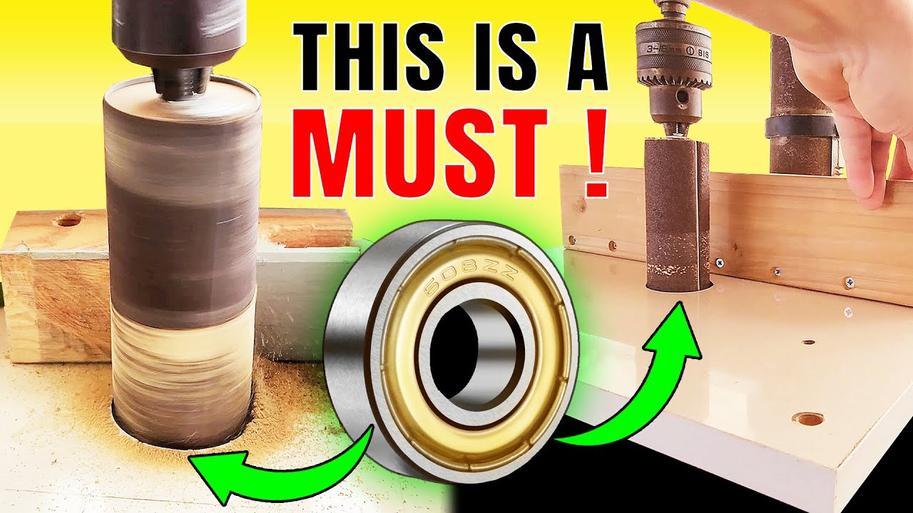 Я добавил подшипник к своему барабанному шлифовальному станку для сверлильного станка. Зачем? | XDIY