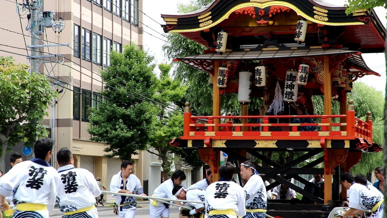 日吉神社祭典（御神幸祭）2017：秋田県能代市