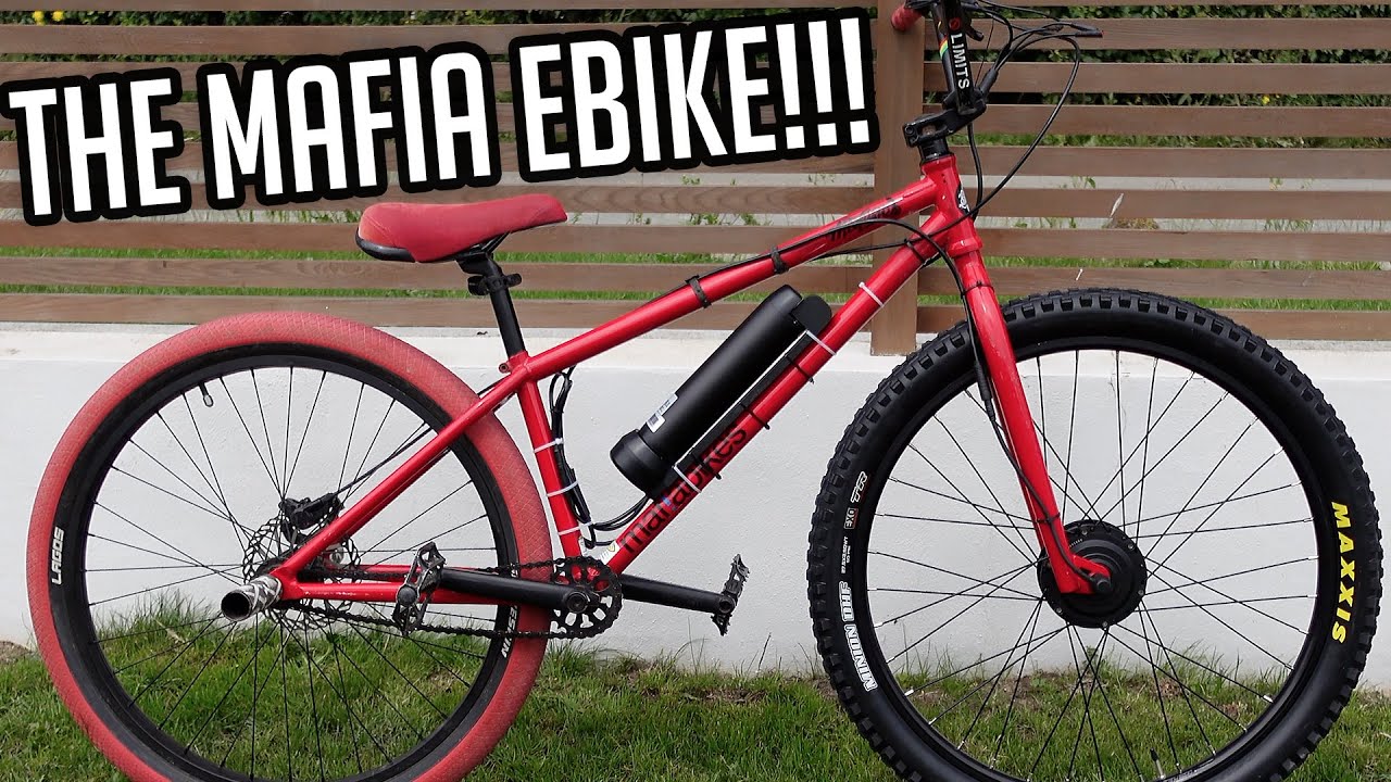 WE CONVERTED THIS MAFIA BIKE INTO AN ELECTRIC SUMMER CRUISER!!!