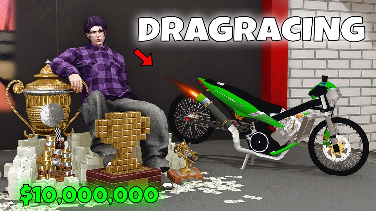 RAIDER 150 Fi vs SNIPER 150 DRAG sa GTA 5 (SOBRANG INSTENSE!) | SnoopX