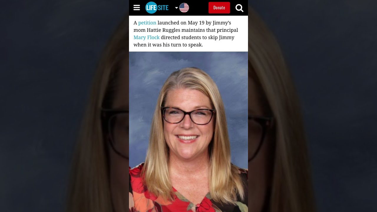 Principal at Catholic Middle School Censures Student&rsquo;s Patriotic, MAGA-Themed Speech