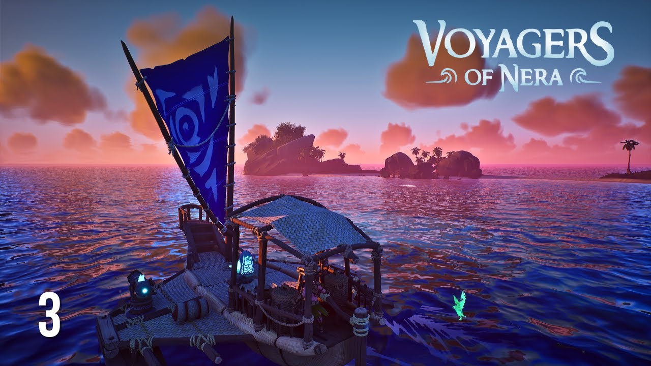 Upgrading Our Boat in this Gorgeous Ocean Survival Game! - Voyagers of Nera EP3