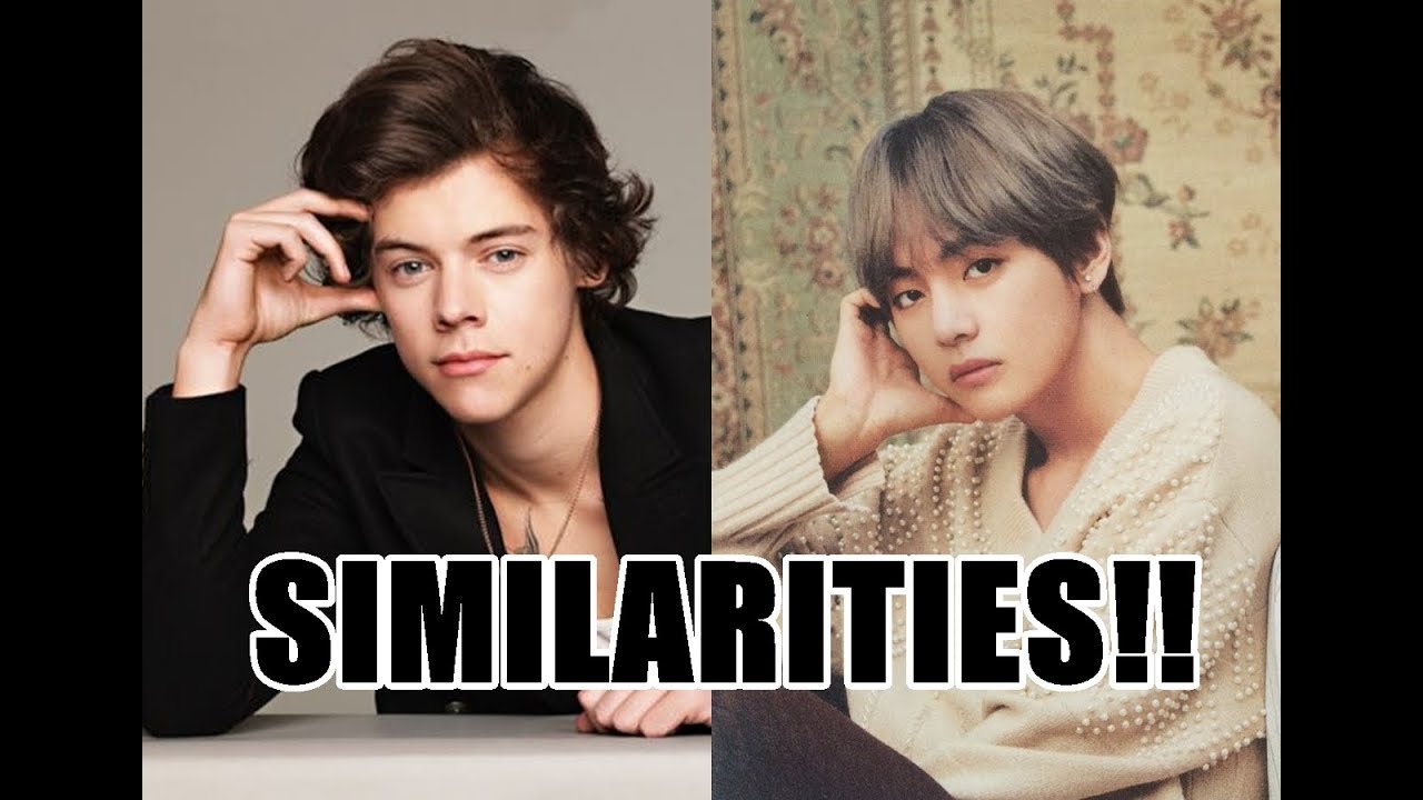 Harry Styles & Kim Taehyung (V) of BTS SIMILARITIES!