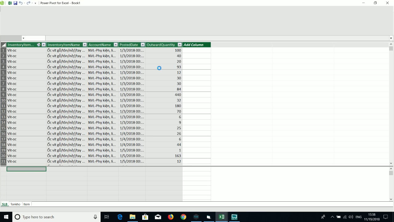 L&agrave;m thế n&agrave;o để sử dụng t&iacute;nh năng Power Pivot trong excel (Phần 2)