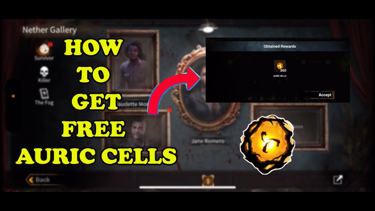 HOW TO GET FREE AURIC CELLS! - Dead By Daylight Mobile