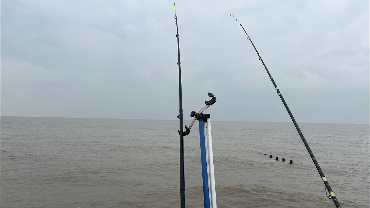 Winter Beach fishing Splashpoint Rhyl