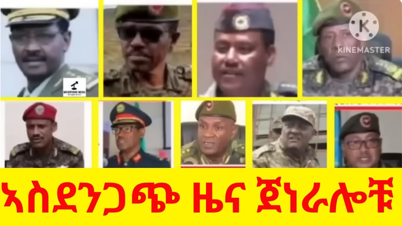 BREAKING NEWS  ኣስደንጋጭ ዜና ጀነራሎቹ