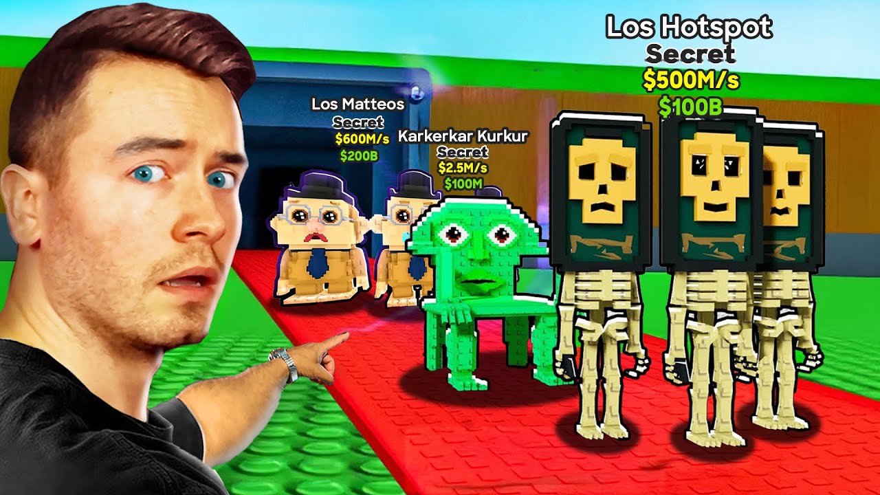 ICH sammle SECRET BRAINROTS in STEAL A BRAINROT! (Roblox)