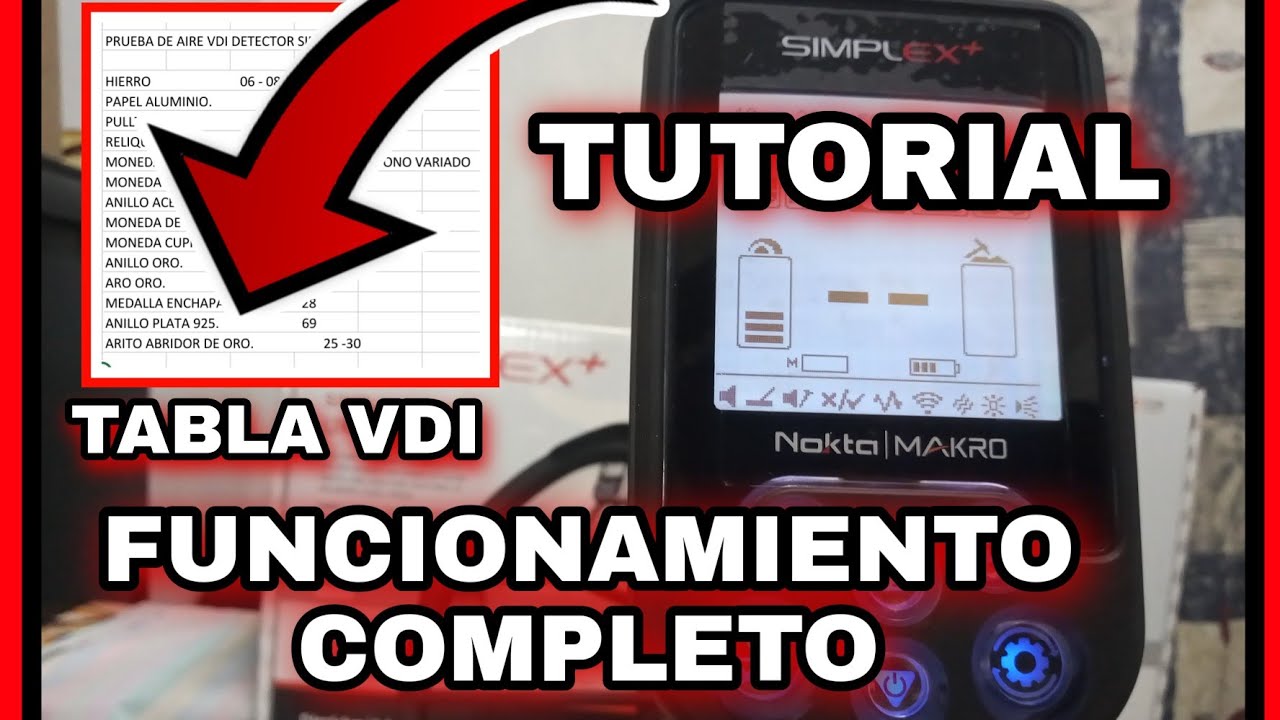 SIMPLEX TUTORIAL, FUNCIÓN COMPLETA, TABLA VDI, TONOS Y MAS. PRUEBA REAL!!!