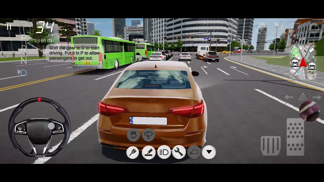 🛵🚙🚗Aula de Direção 3D 114🚨⛽🛢️