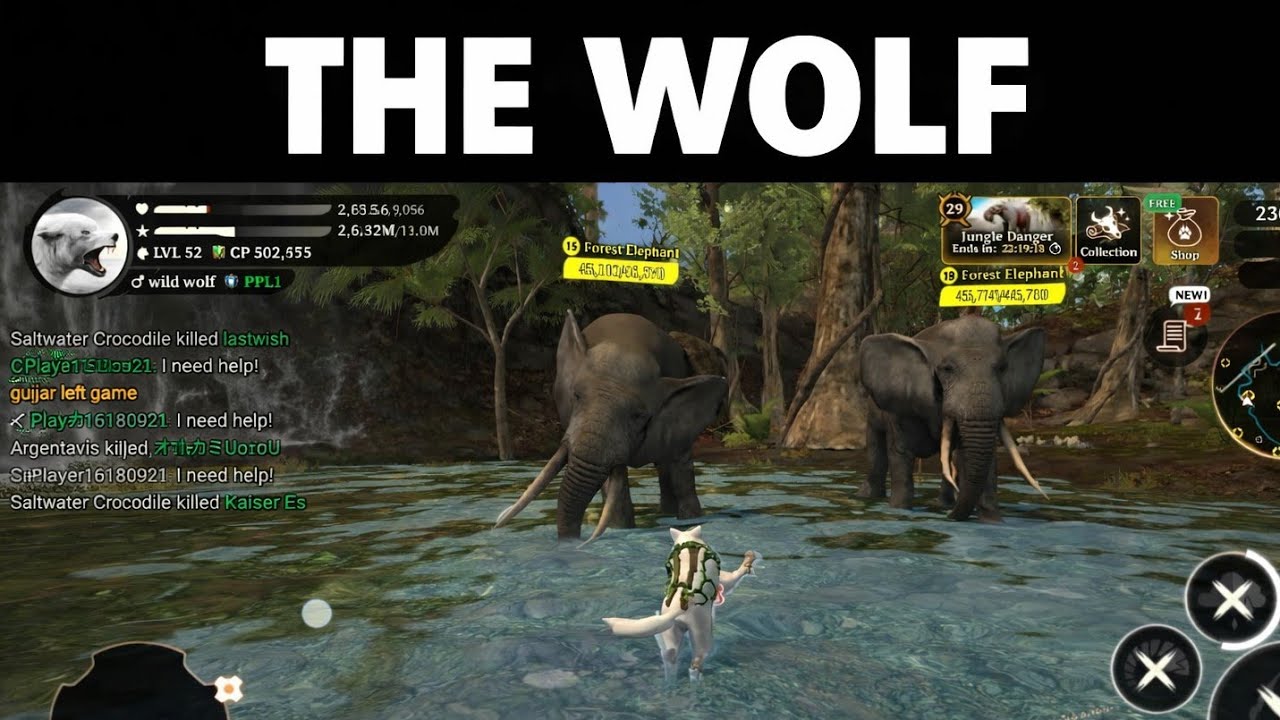 The wolf level 50 gameplay