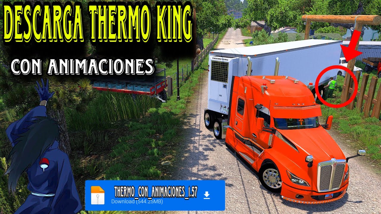 СКАЧАТЬ THERMO KING С АНИМАЦИЯМИ И НАСТРОЙКОЙ ОСЕЙ | ATS Mods 1.57 | Madara 57