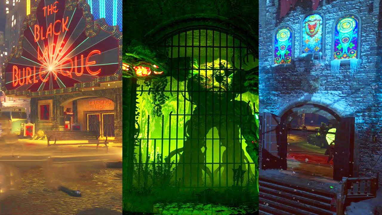 BLACK OPS 3 ZOMBIES: All Easter Eggs Completed in One Stream!