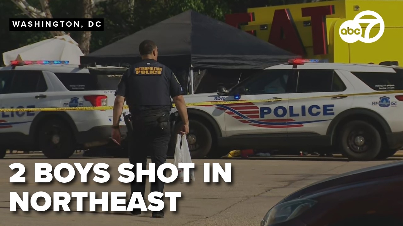 🔴LIVE: 2 boys shot, 1 killed in Northeast DC