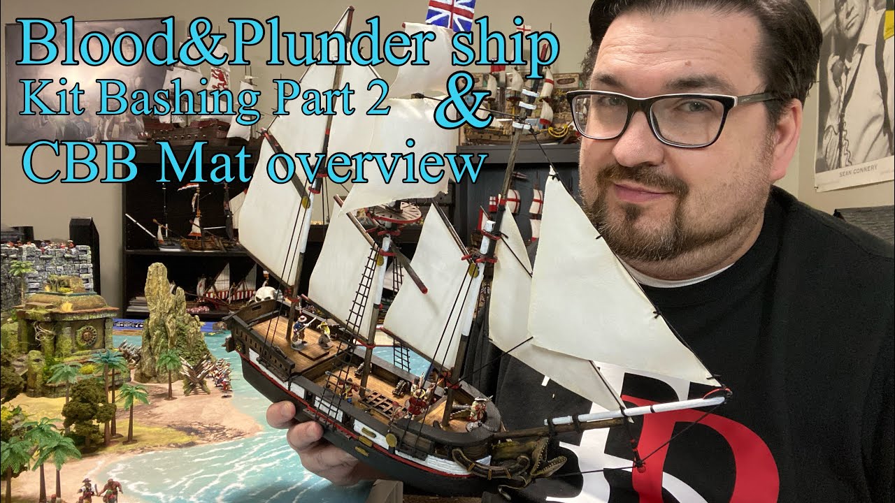 Обзор набора для разборки кораблей из дополнения Blood & Plunder (часть 2) и игрового поля из сиг...