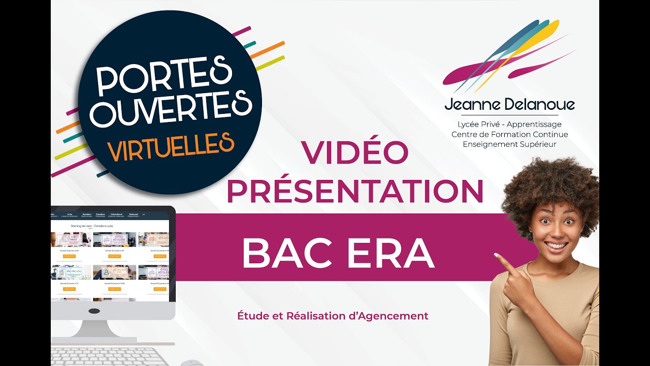 Portes Ouvertes virtuelles - Présentation BAC PRO ERA