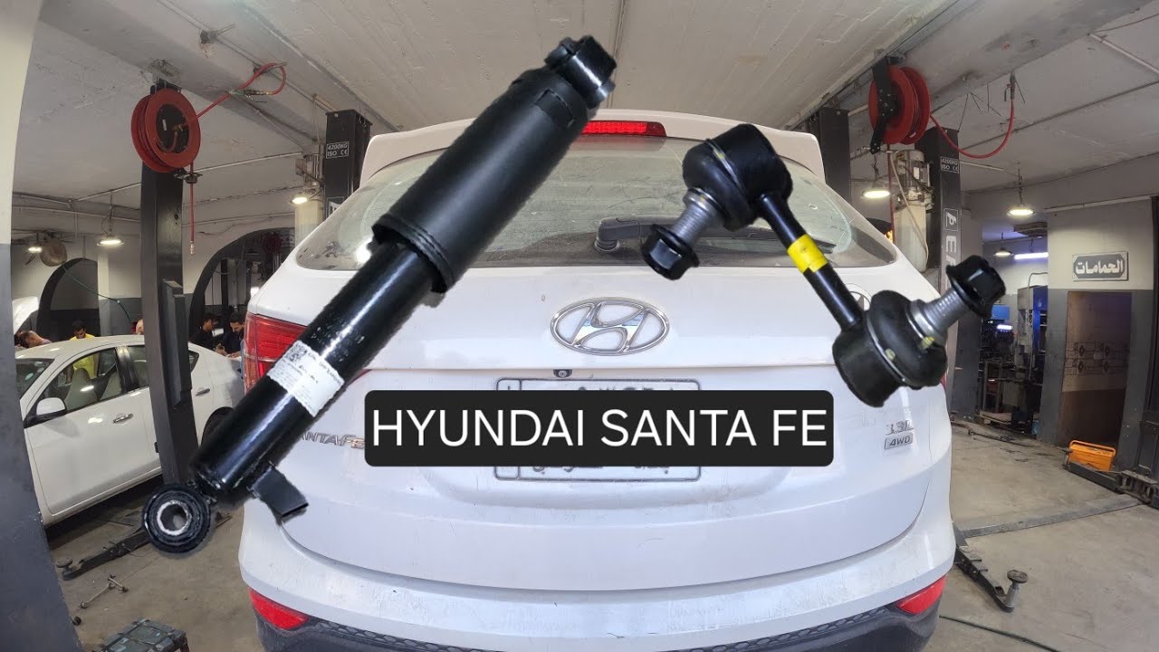substituição do amortecedor traseiro  ... Hyundai Santa Fe 4WD 2013-2019 (especificações de binário)