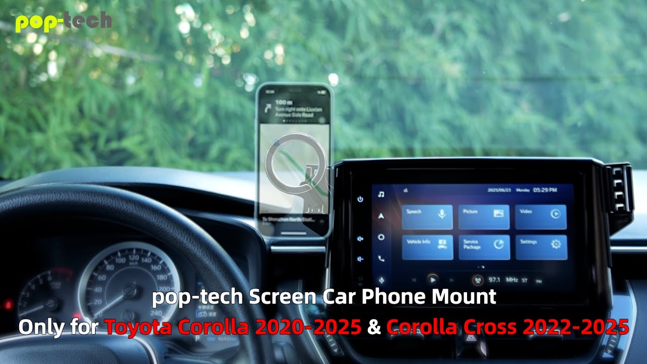 pop-tech Car Phone Holder for Toyota Corolla 2020-2025 & 2022-2025 Corolla Cross Accessories