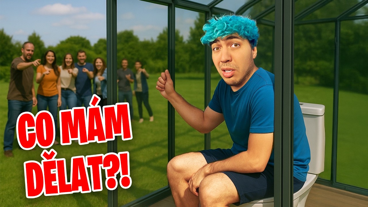 ROZHODUJETE co budu dělat! 24H  v průhledném domě!