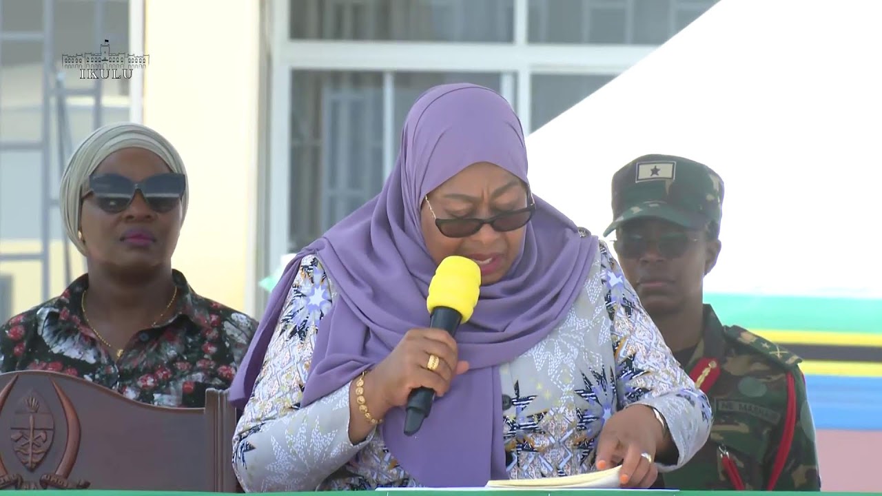 MHE. RAIS DKT. SAMIA AKIFUNGUA JENGO LA HALMASHAURI YA MJI WA HANDENI