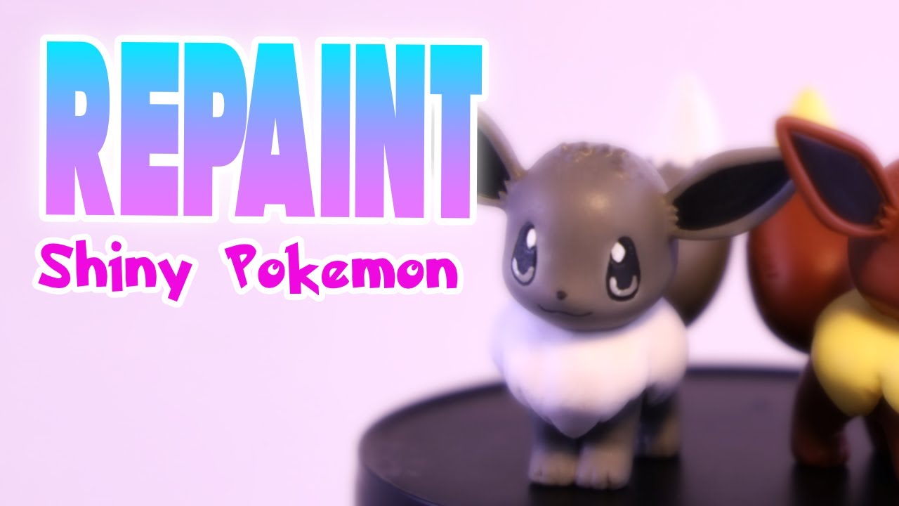 How to Make Your Pok&eacute;mon Toys Shiny ✨ RePaint!