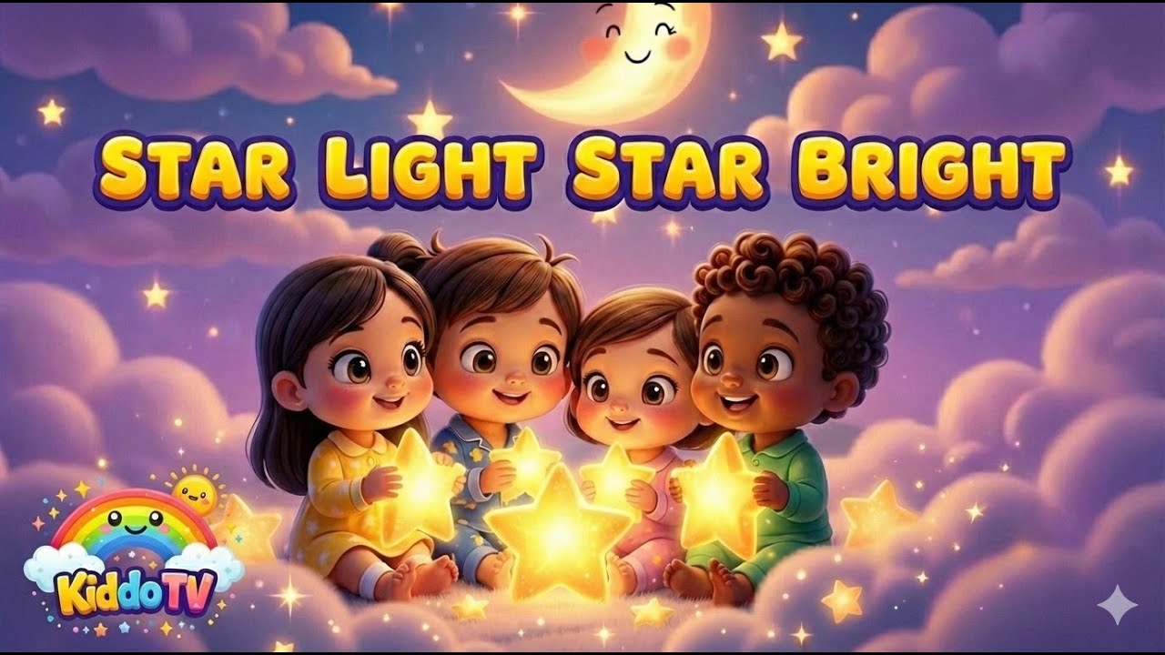 Star Light Star Bright | @KiddoTV-FunLabYT Rhymes & Kids Songs