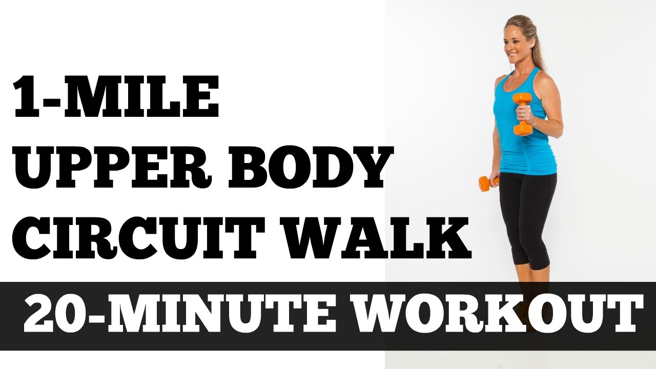 Walk at Home, Indoor Walking, Low Impact, Strength Training: 1 Mile Upper Body Circuit