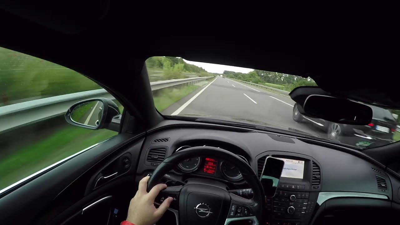 POV Driving | Opel Insignia A 2.0 Biturbodiesel 4x4 | German Autobahn