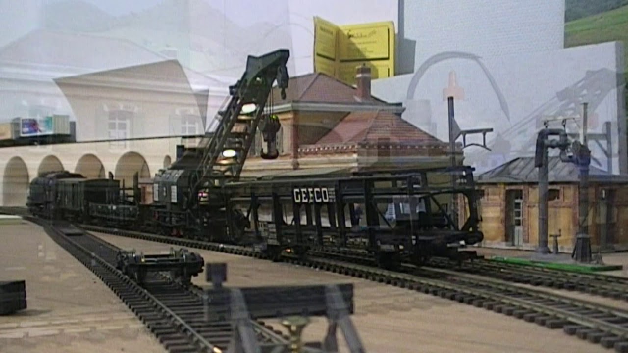 Trains miniatures - Grue digitale son Trix 23057 Ardelt 57t