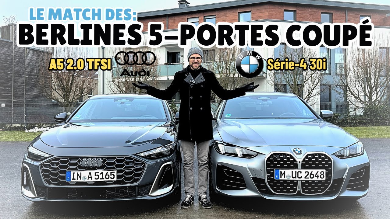 Audi A5 Sportback vs BMW Série 4 Gran Coupé - Quelle est la Meilleure Berline 5-portes de 2025?