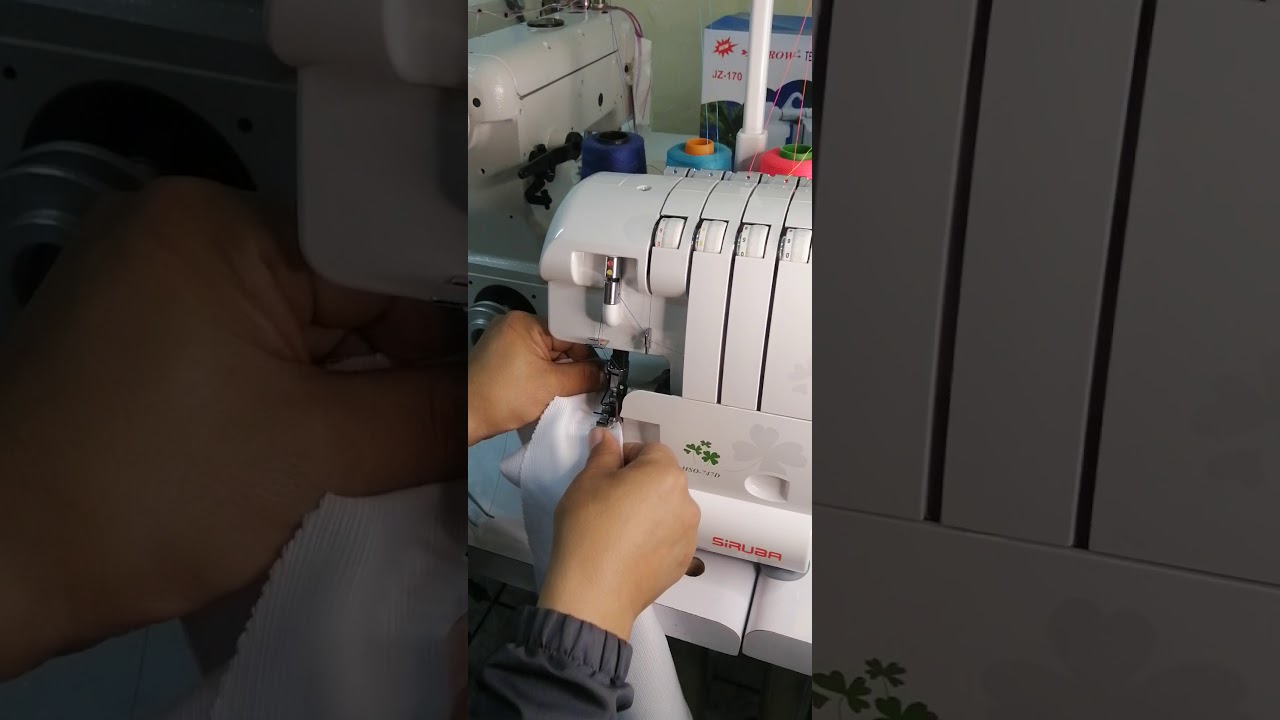 PASADO DE HILOS DE REMALLE SIRUBA SEMI INDUSTRIAL MODELO HSO747D I PERÚ MAQUINAS