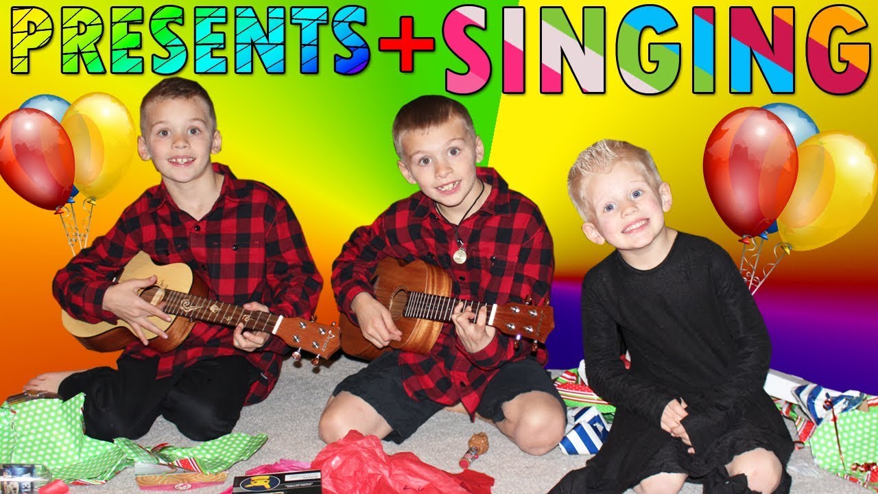 Twins Ukulele Duet & Family Birthday Presents