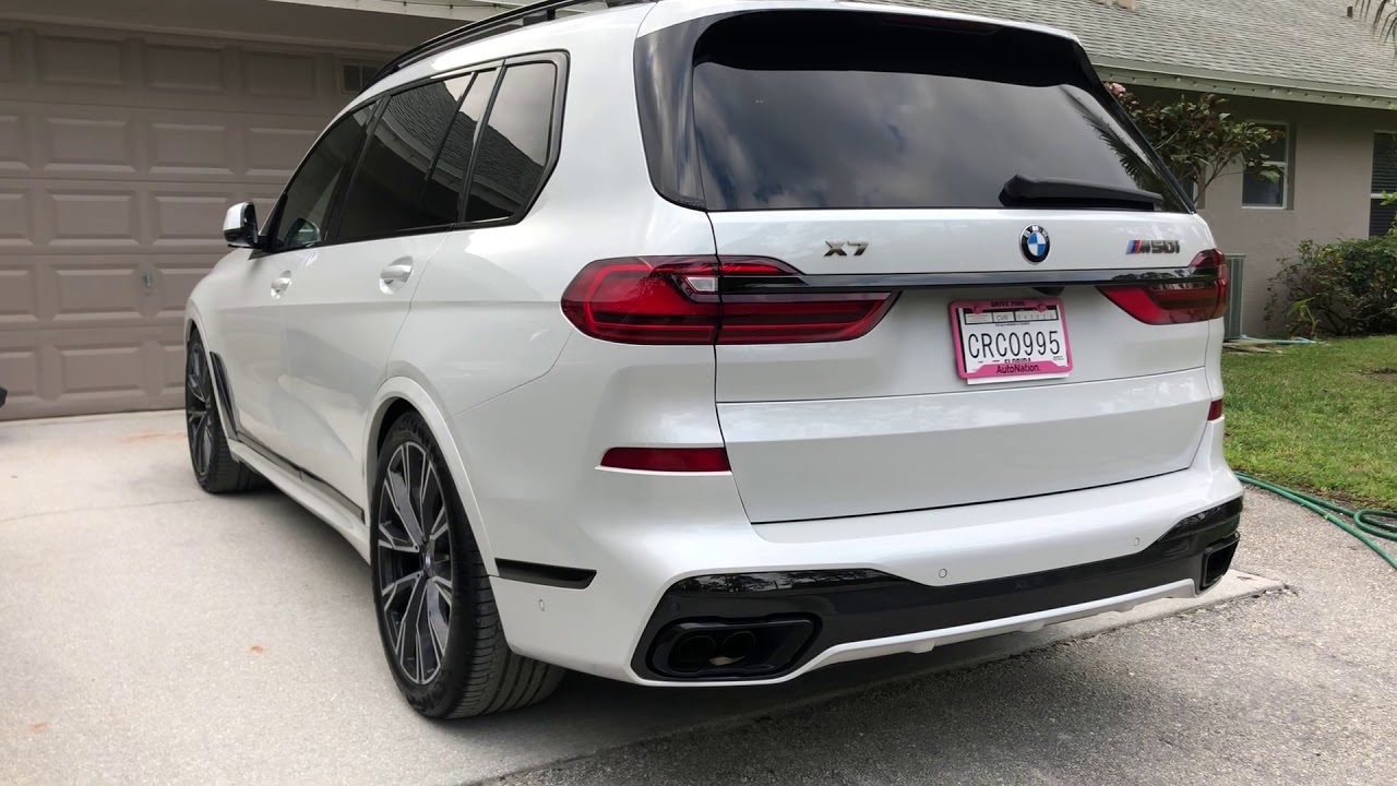 BMW X7 M50i exhaust sound