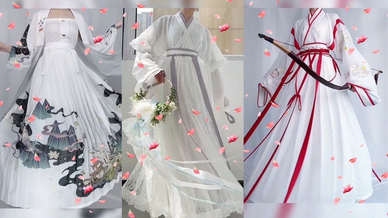 [抖音] China Hanfu | Hán Phục Trung Quốc | Những bộ Hán Phục trắng cực đẹp [Part13][#77]
