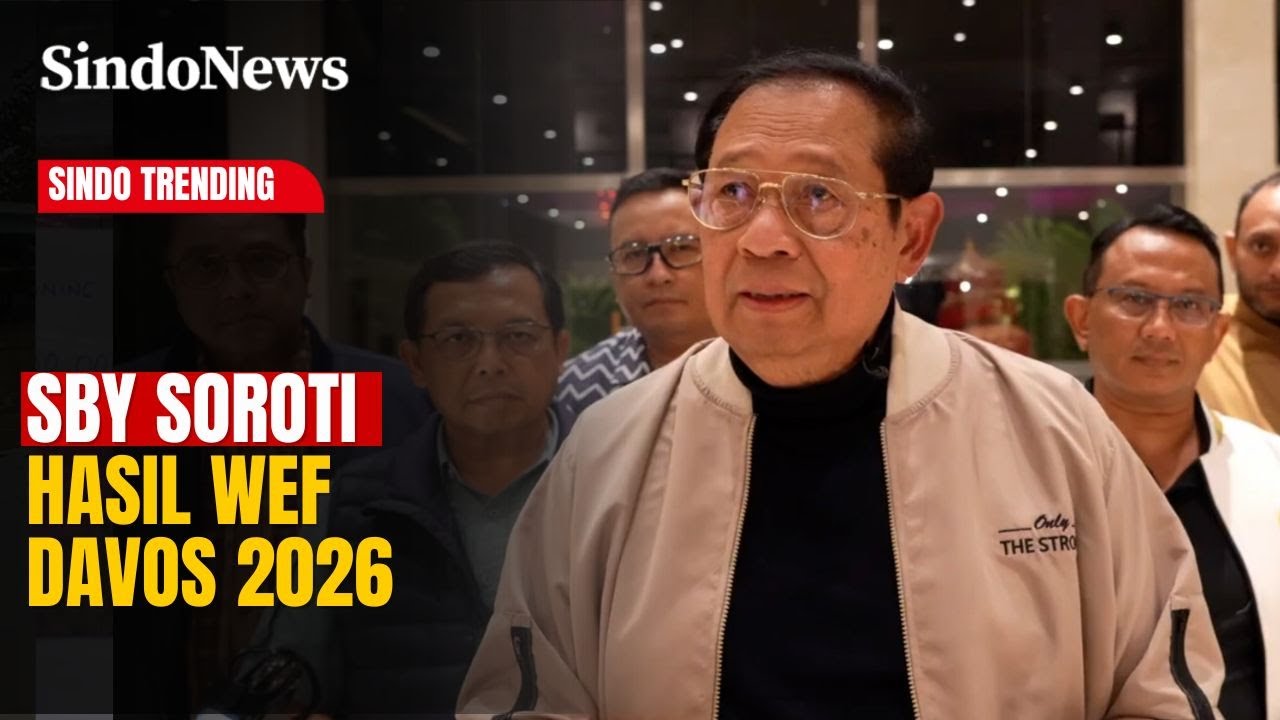 SBY Buka Suara soal WEF Davos 2026, Ingatkan Ancaman Geopolitik Global | Sindo Trending | 24/01