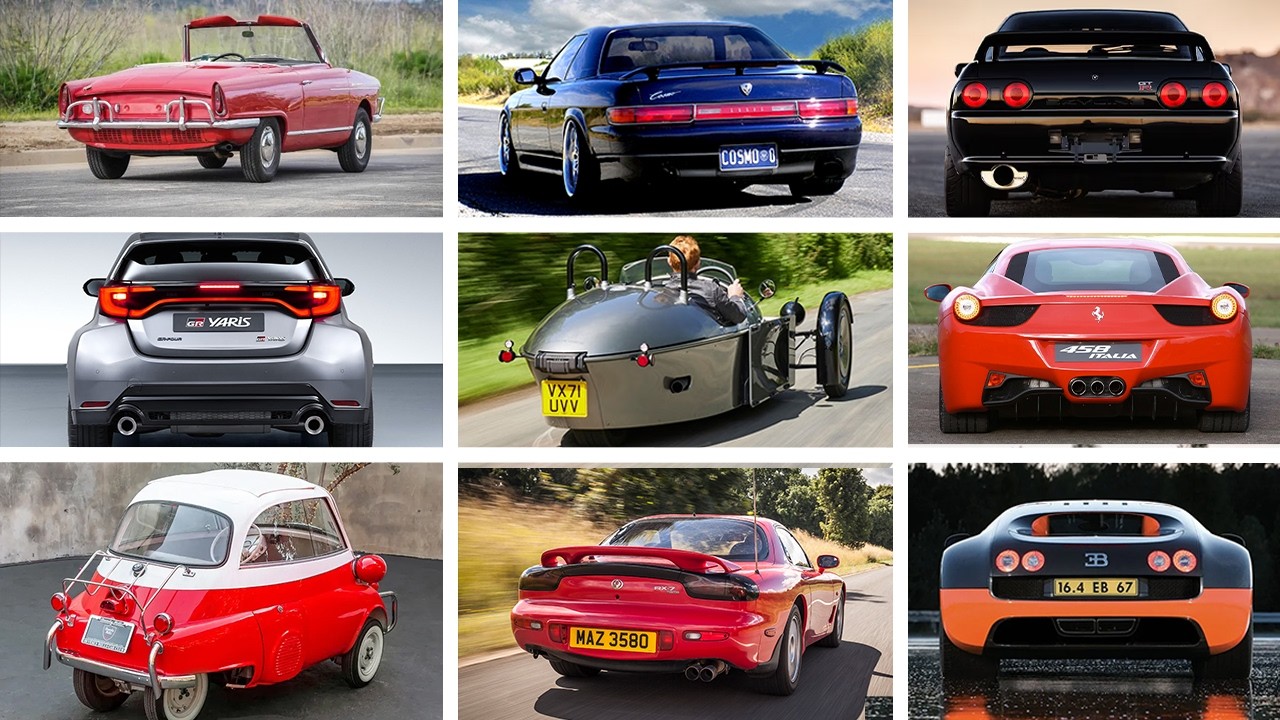 The Sound of Every Type of Car Engine! (1-16 Cylinders)