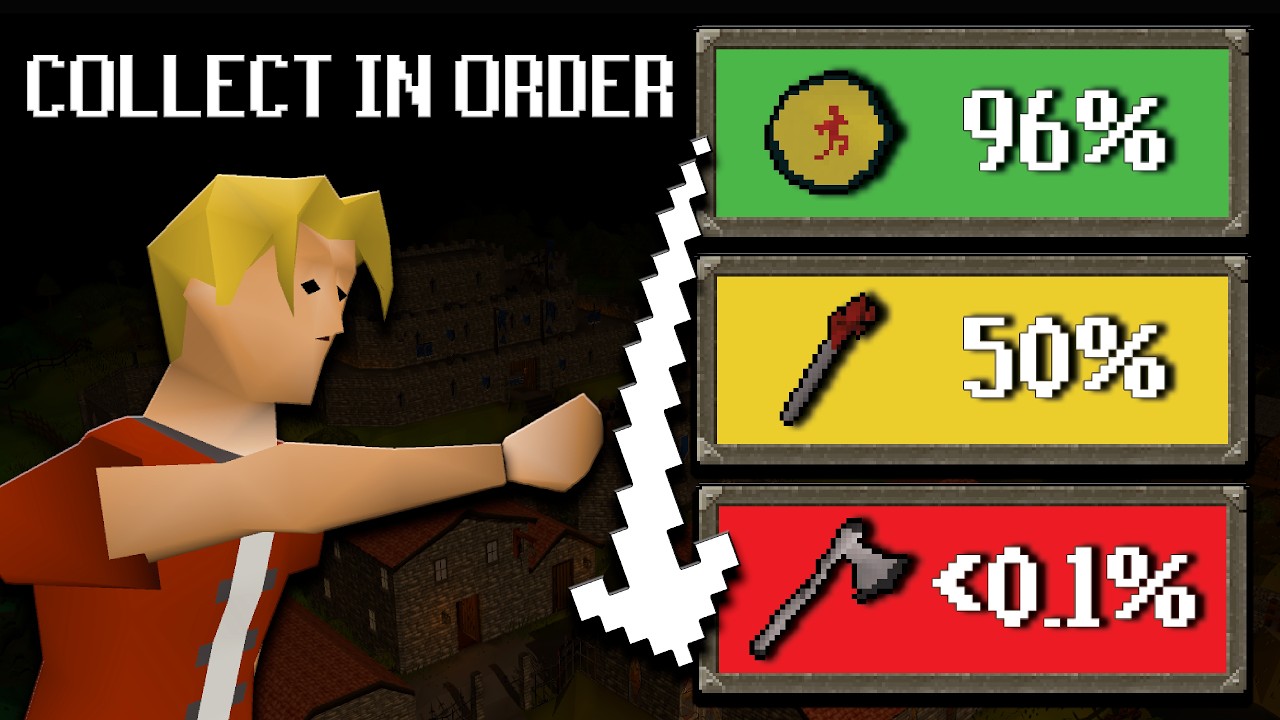 My Ironman Collects Items Based on Collection Log % Order  - #1