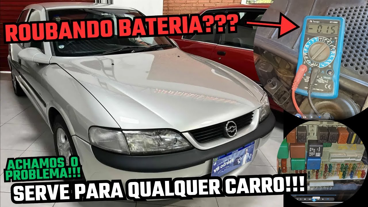 Roubando carga da bateria, aprenda testar e resolver em casa (RESOLVIDO)